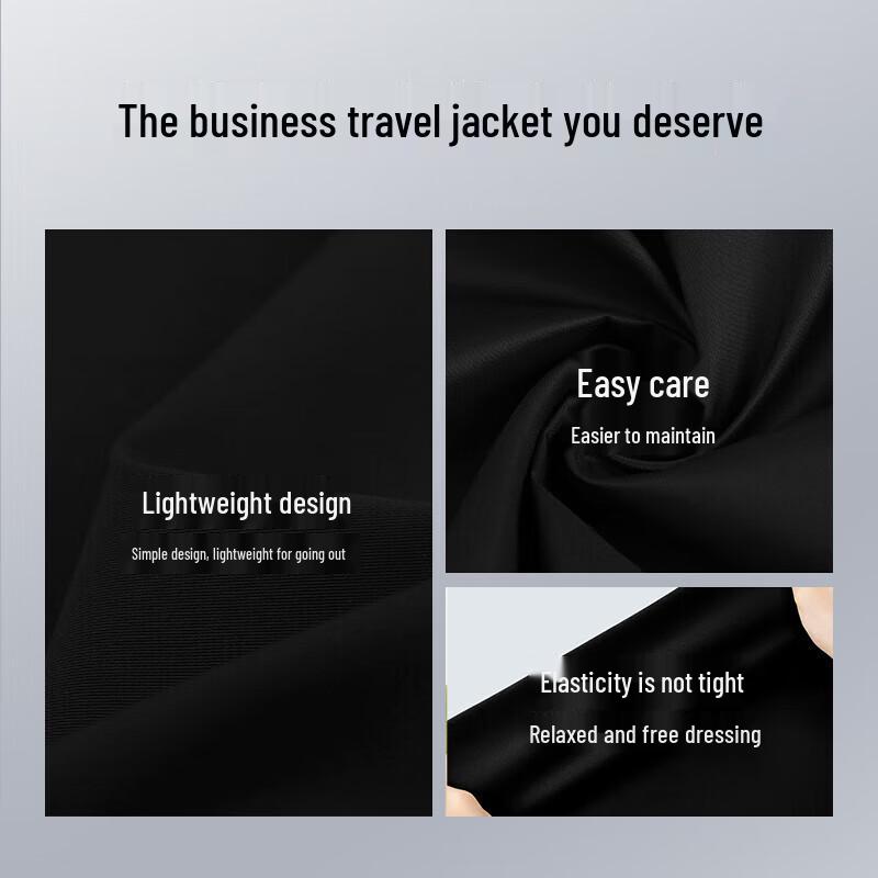 SEPTWOLVES Men's Embroidered Stand Collar Jacket