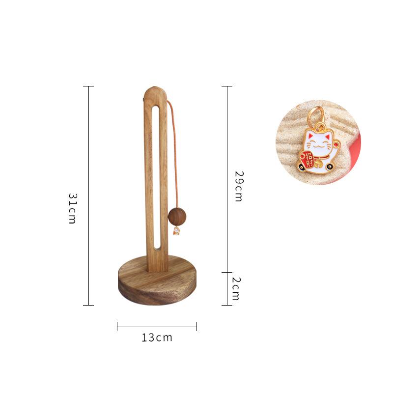 Dřevěný stojan na papírové utěrky Kuchyňský úložný stojan na role papíru Lenochod Plastový úložný stojan na sáčky s fólií Kuchyňské doplňky