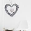 Natural Wicker Wreath Heart Shape Unique and Amazing for Christmas Wreath Door
