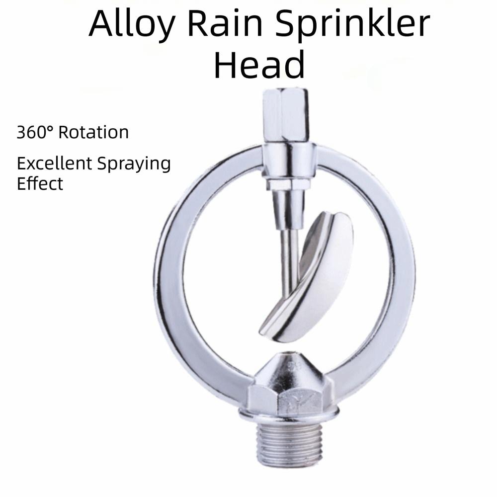 Metal Butterfly Head Zinc Zinc Alloy Rain Nozzle 360 Degree Rotation Rotating Sprinkler Garden Lawn