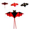 Large Triangle Bat Kite With Handcrafted Grid Fabric For Kids And Adults