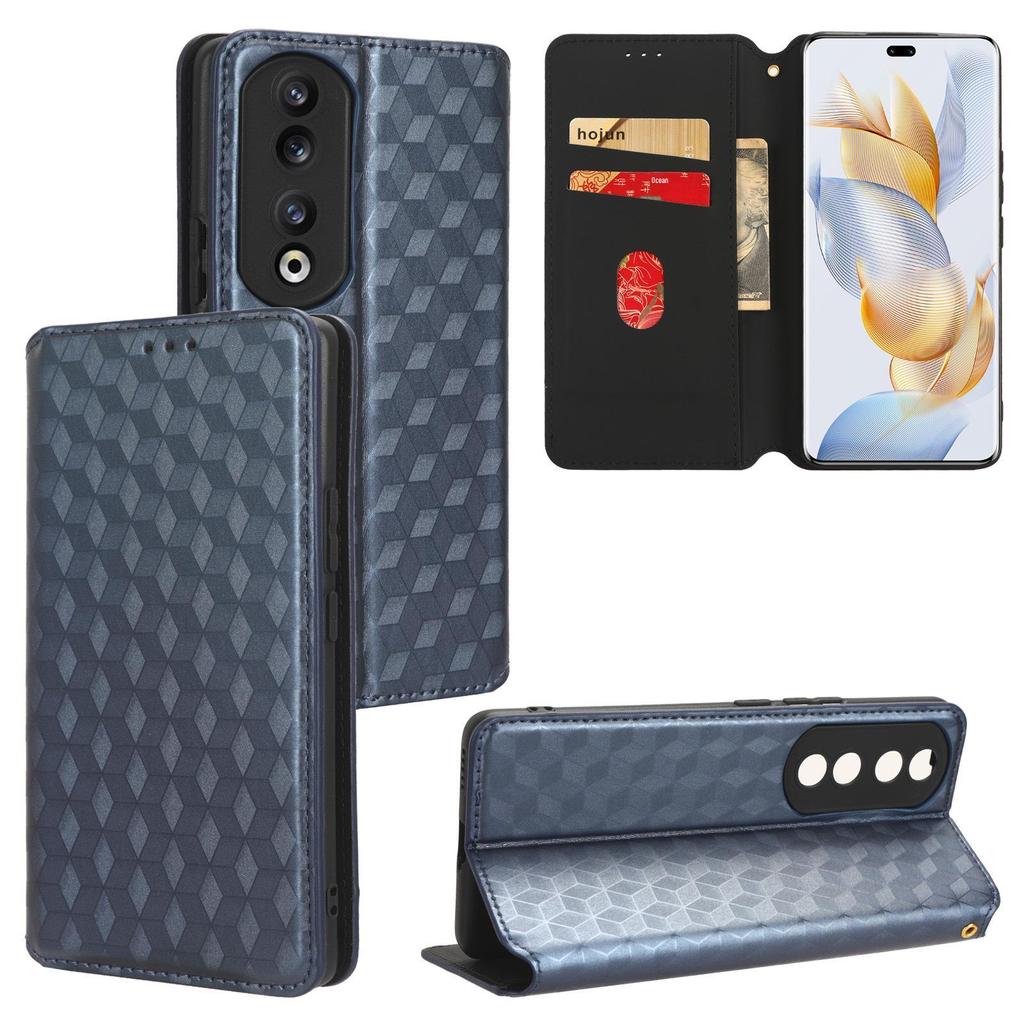 Compatible Honor 90/Pro Phone Leather Case with Card Slot, Stand, and Magnetic Closure