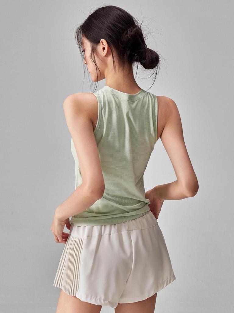 Women's Quick-Dry Yoga Tank: Slimming, Elastic, Sleeveless Sports Top for Summer Fitness and Running