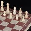 3 In 1 Wooden Chess Checkers Backgammon Set Portable Wooden Chess Set for Adults Kids