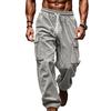 Pantaloni Cargo da Uomo Design Classico Multi Tasche con Patta Pantaloni Cargo Casual da Uomo Techwear Coulisse Pantaloni Baggy Hiphop da Uomo Per Autunno Estate