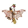 Broche Festivo de Morcego de Halloween Acessório Decorativo de Liga para Melhoria de Traje de Celebração de Feriado