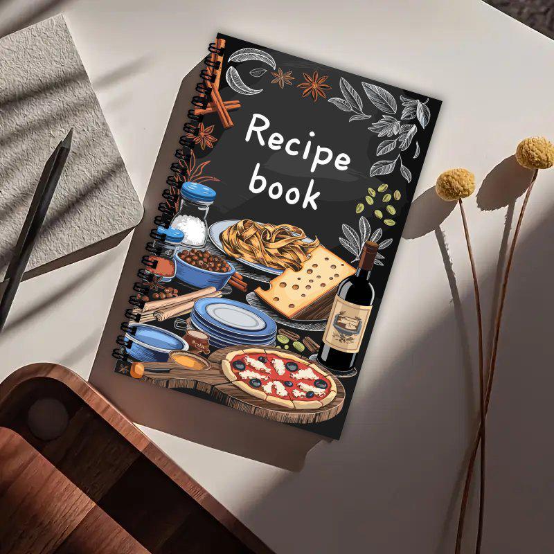 A5 Recipe Notebook: Handmade Dietary Diary & Kitchen Cooking Collection