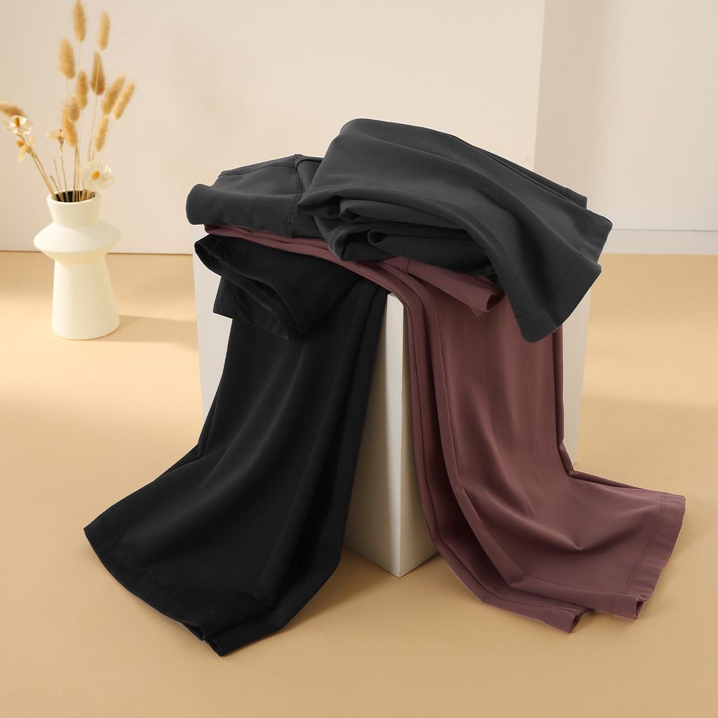 Elastic Casual Sports Bell Bottom Pants for Women