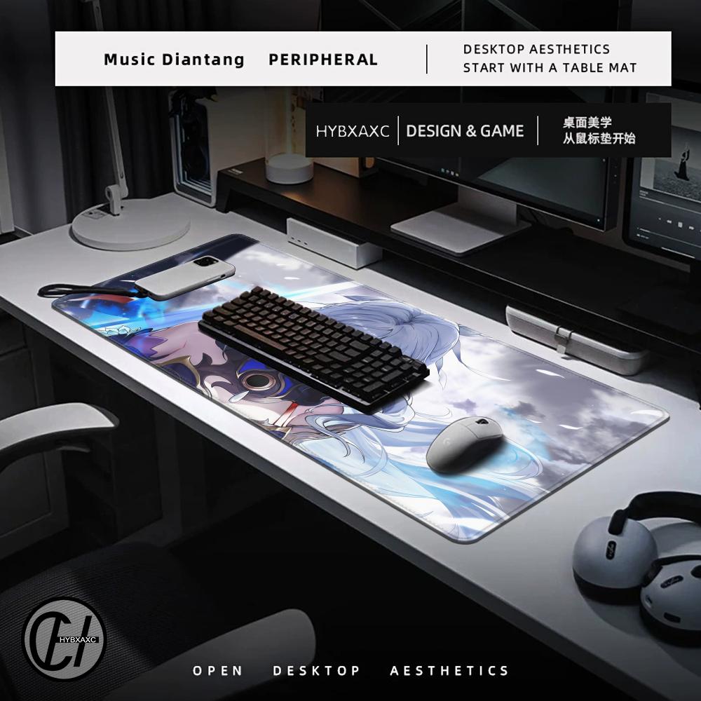 Jing Liu Mouse Pad Honkai Star Rail Jingliu Large Mousepad Computer Keyboard Padding Anime Gaming Accessories Desk Mat
