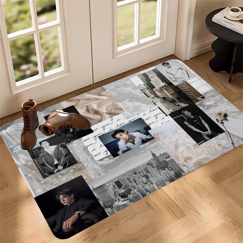

Cha Eun-Woo Entrance Door Mat Nordic Style Bedroom Living Room Doormat Home Balcony Anti-Slip Modern Home Decor 40x60cm