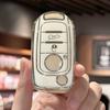 Car Key Case Cover with Leather Keychain for FIAT Tipo Tprp Freedom 500X Doblo Argo Nuovo Grazie Key Protective Accessories