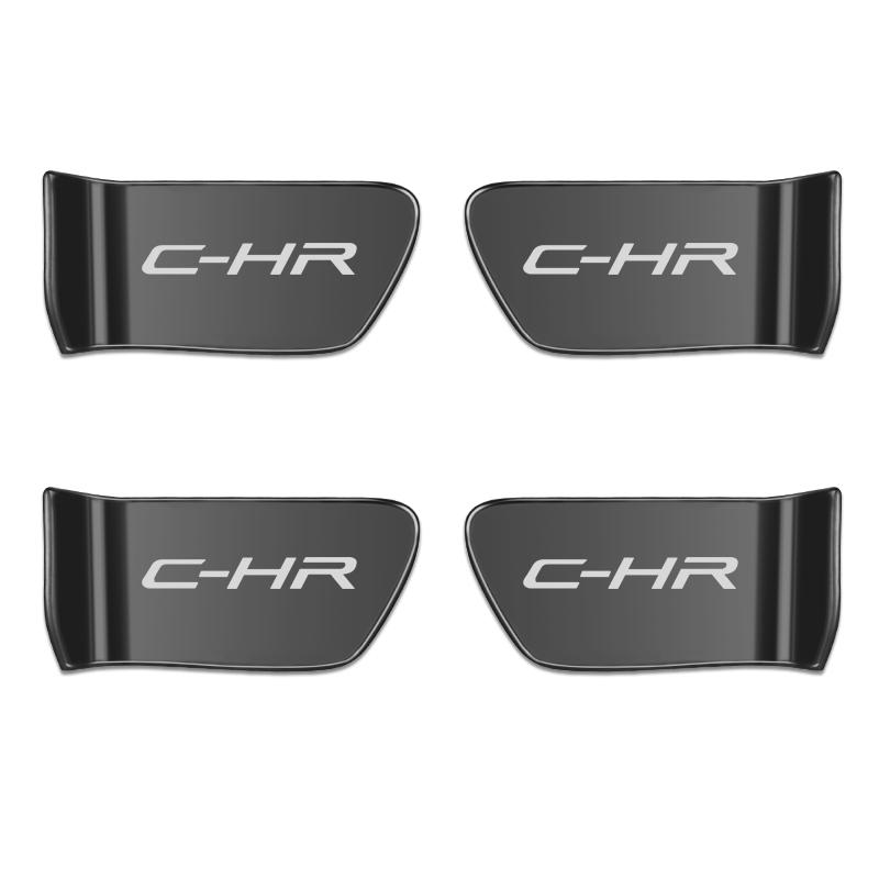 4pcs stainless steel car interior door handle ornament sticker for Toyota CHR C-HR Accessories Car Styling