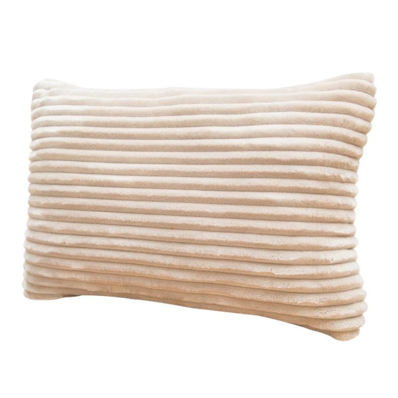 

Супермягкая фланелевая наволочка, прямоугольные декоративные подушки для дивана, дивана-кровати, домашний декор, полосатые наволочки для спальни