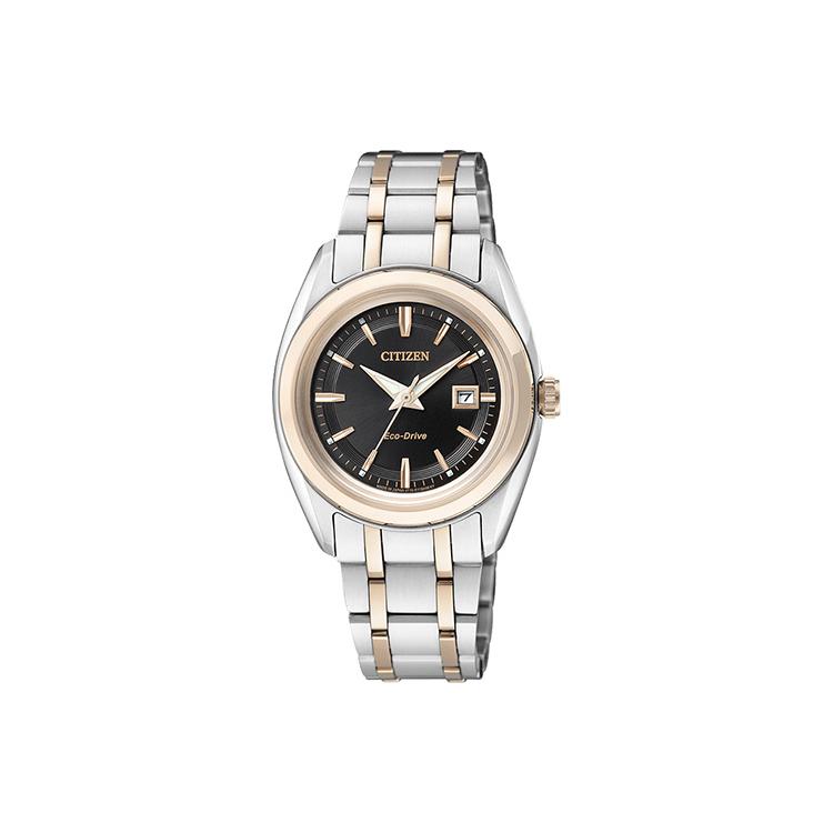 CITIZEN Men s Ecology Drive Collection Watch FE1064-58E Black Dial