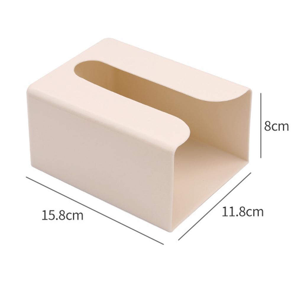 Wall-mounted Tissue Box Napkin Holders Self-adhesive Paper Towel Case Punch Free Removable Paper Box Space-saving Waterproof