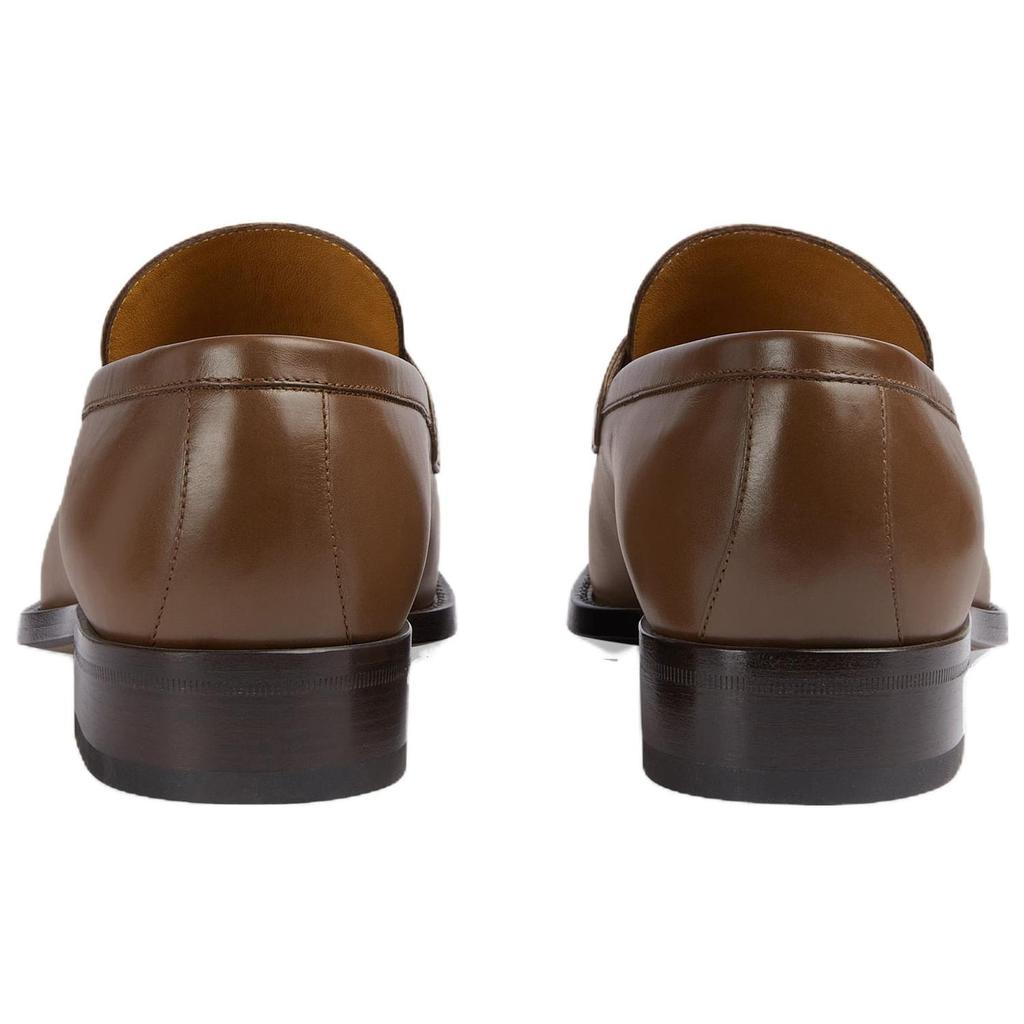 GUCCI Horsebit Loafers Men's Brown 757774 AFE00 2361