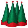 Stylish Red and Green Christmas Hat Santa Claus Elf Hat Pointed Hat for Cosplay