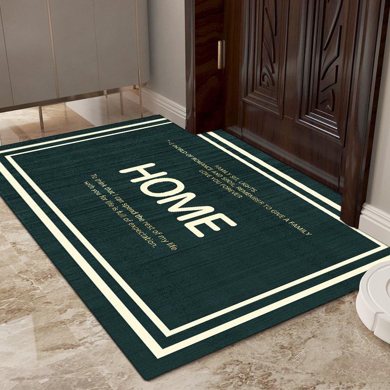 40x60cm Entrance Doormats Nordic Style Modern Anti-slip Water Absorption Bath Mat Household Floor Pads Simple Balcony Small Rugs