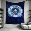 Manchester Football Club Crest Threepiece Set 1 Duvet Cover 2 Pillowcase Without Core Soft And Comfortable Bedding Set