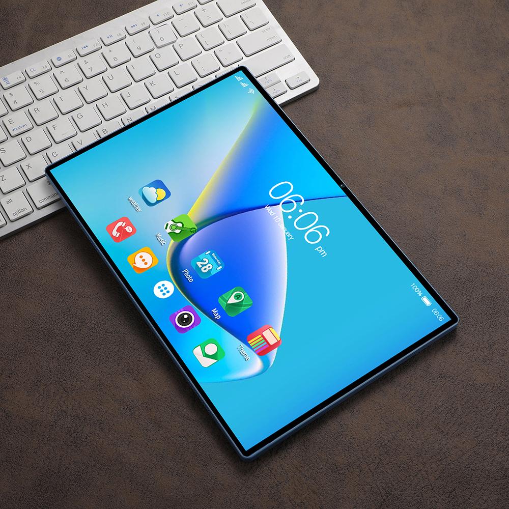 for Android 13 Tablet 10.1in High Clear Screen Dual Camera 8GB+128GB 6500mAh Battery Powerful Performance Tablet