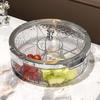 Ripple Seal Snack Box Compartment Food Storage Tray Dried Fruit Snack Tray Snacks Nuts Storage Box Dried Fruit Tray