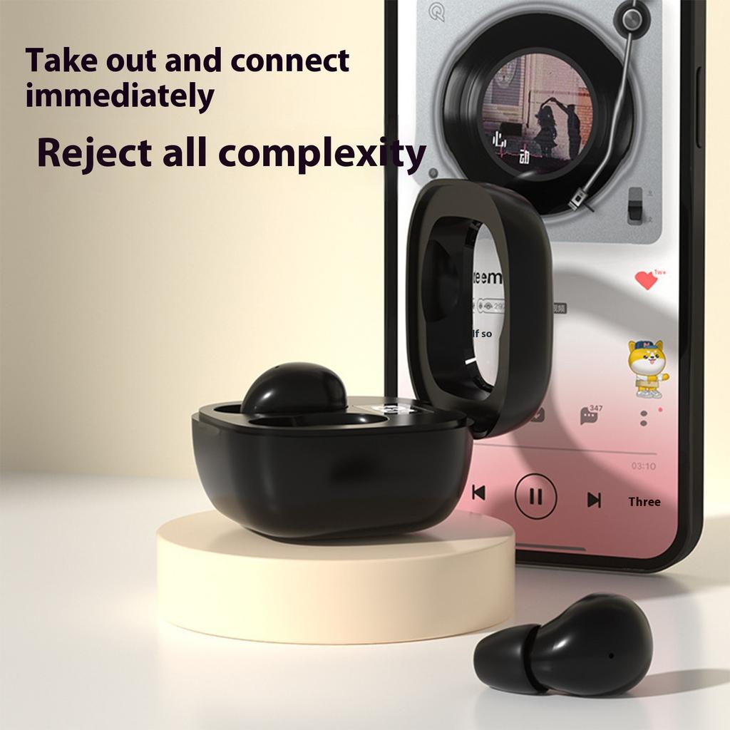Mini Wireless Earphones Active Noise Reduces Deeply Sleep Optimization Fast 5.3 Pairing Charging Case Touch Sensoring