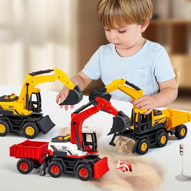 Childrens Educational Construction Vehicle Toy With Music And Lights For Early Learning