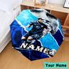 Custom Name Me-ssi football Umbrella, Foldable Umbrella Suitable for Outdoor Shopping Travel Sports, Exquisite Gift for Family