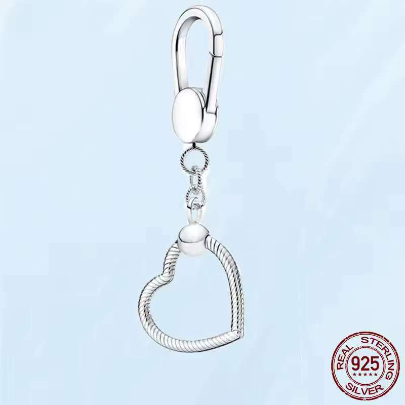 New Copper Llavero Lucky Ladybug Key Pendant Charm Beads Fit Original Brand Bracelet Diy Jewelry Making