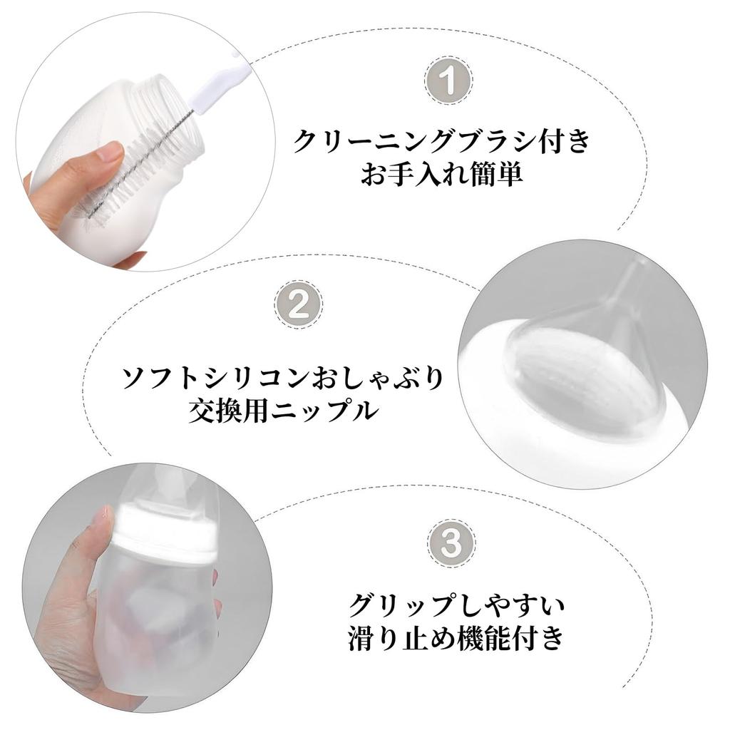 Doyime Feeding Bottle Pet Milk Feeding Bottle with Silicone Nipple for and Choking for Small Animals Puppy/Kitten (180ml) Nutrition, Hydration,