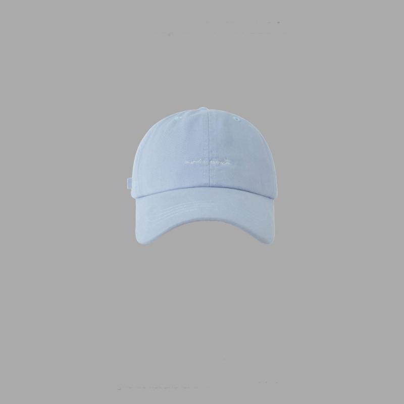 Retro soft-top baseball hat for men and women, versatile autumn and winter, washed cotton, wide-brimmed face, small peaked cap
