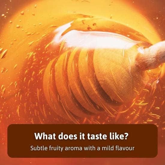 Miód i Przyprawy Miód z Dzikich Jagód (500g) | Powszechnie znany jako miód Sidr lub miód jujube | 100% Miód organiczny | Bez dodatku konserwantów