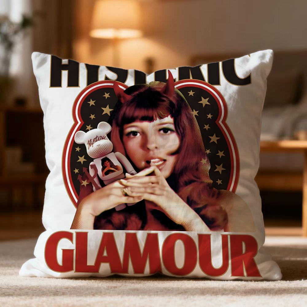 Fashion H-Hhysteric Glamourer Cushion Cover Soft Washable Pillow Case Multi-Scene For Couch Bed Travel Office Use