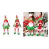 Party Red Green Gnome Doll Ornament Holiday New Year Decoration Supplies for Indoor Outdoor Garden Yard Decoration Gift