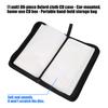 High Capacity 80 Disc Pouch Sturdy Oxford Textile Disc Case Convenient Handle Perfect For Disc Enthusiasts And Collectors