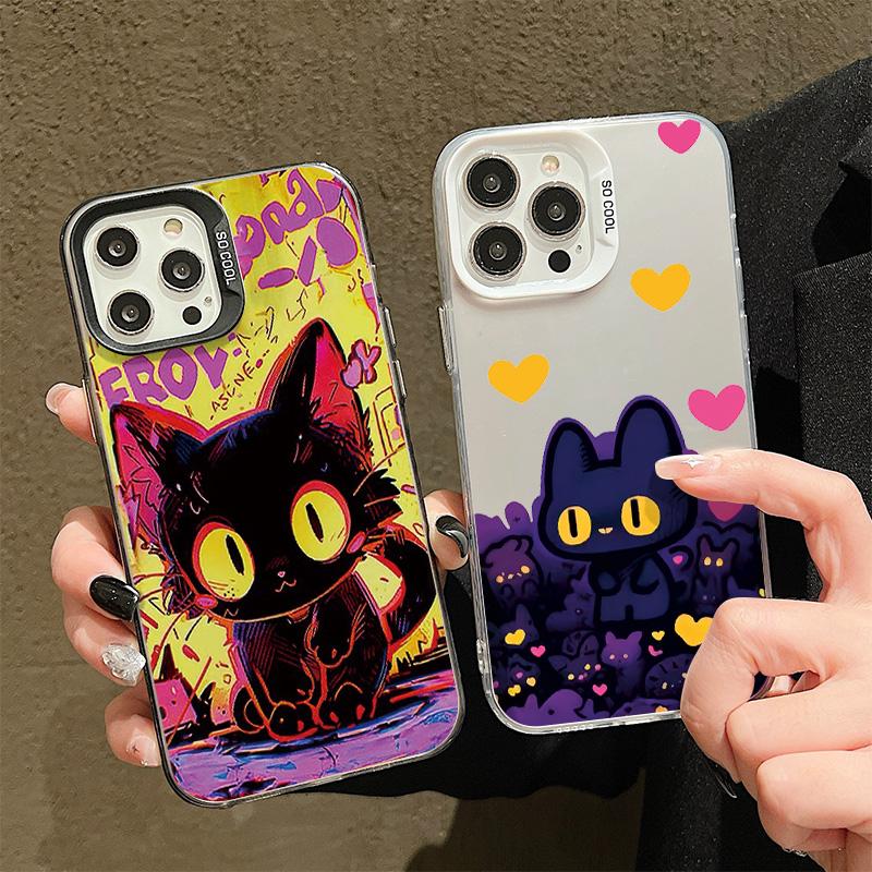 Silikonhülle für Vivo Y22 Y33S Y29 Y27 Y28 iPhone 17 16 15 14 13 12 11 Samsung A06 A16 A26 A36 A56 Abdeckung DIY Bemalt Cartoon Stoßfestes Handy-Stoßfänger