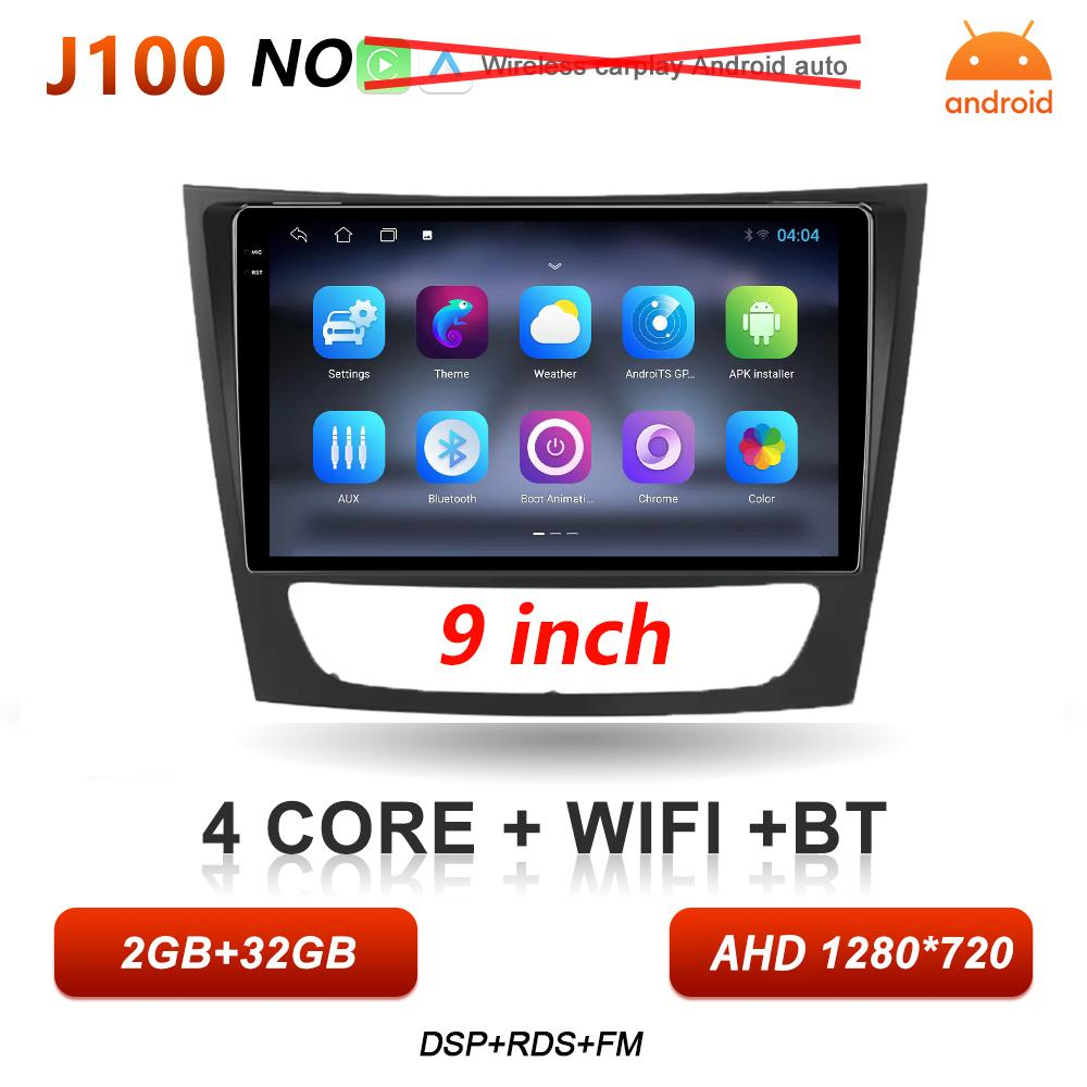 Car Stereo Navigation For Mercedes Benz E Class S211 W211 CLS Class C219 2002-2010 Wireless Carplay Car Radio Android Head Unit