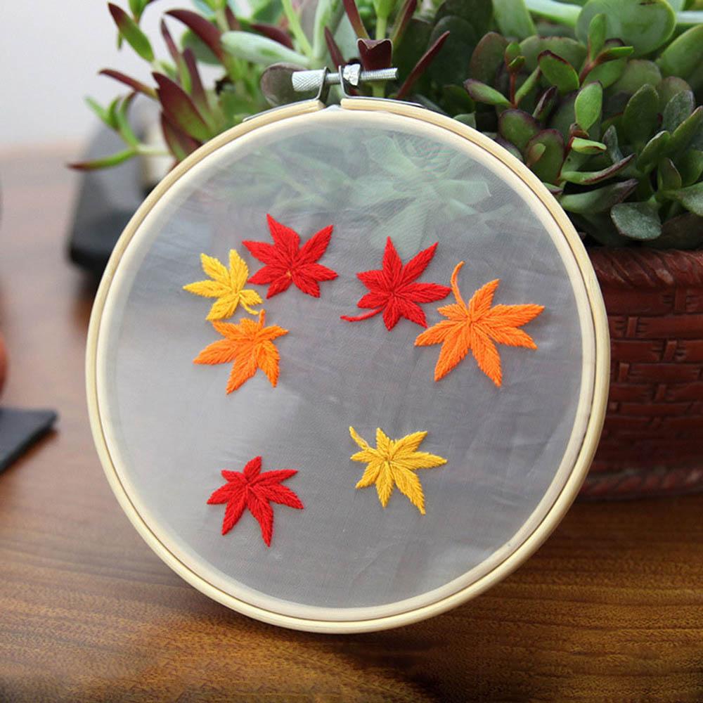 Accessories Needle Thread Ornament Needle Punch Embroidery Hoop Cross Stitch Kit Flower Embroidery