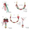 Miniature Holiday Key Chain Decorative Gift Item Child Friendly Sturdy Materials Cute Christmas Key Holder