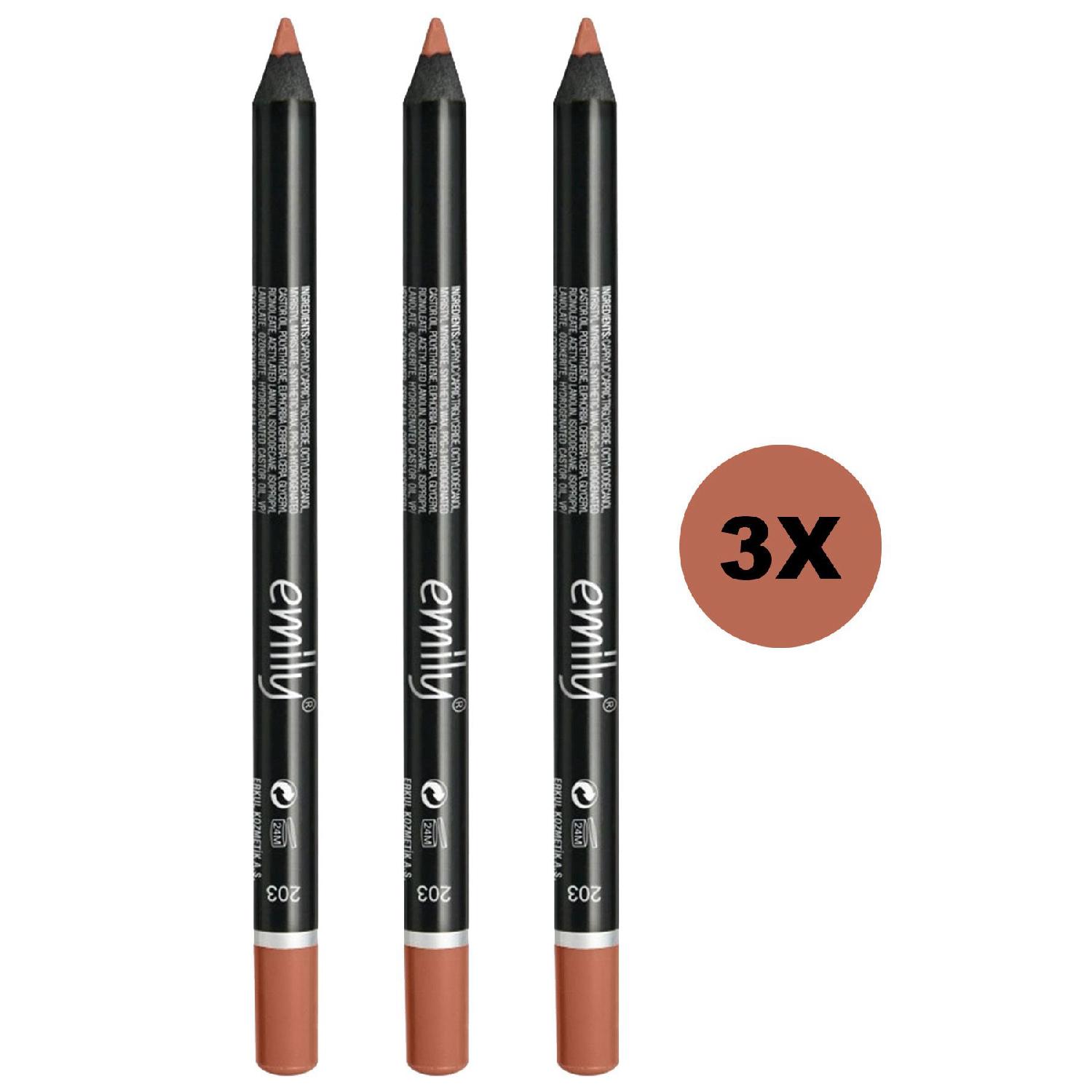 

Emily Lip Pencil No:203 - 3 Pieces