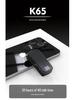 K65 Single-Ear Clip-On Bluetooth Sports Headset: Retractable, Noise-Canceling, Long Standby, Call Vibration.