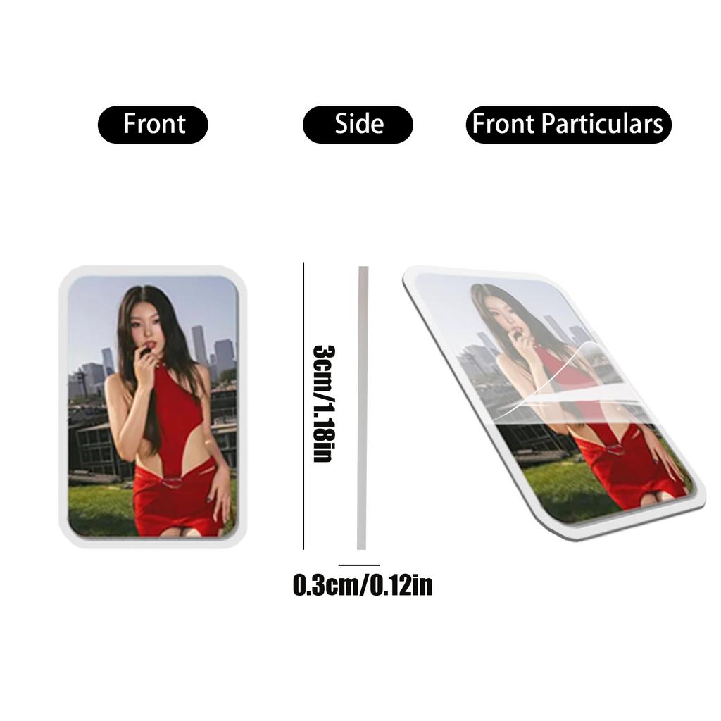 2D Flat Acrylic Mystery Box 24pcs Pendant With Airplane Box Christmas Famous Star Mystery Box, Gift For Star