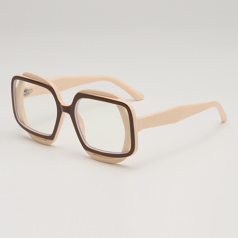 2025 New Polygonal Fashion Sunglasses Retro UV400 Sunshade Sunblock for Women and Men Street Shooting Driving Riding Eyeglasses