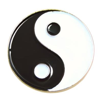 [F KNOTEN] Yin Yang, Universelle Natur, Tai Chi Diagramm Anstecknadel, Durchmesser: Ca.. 2,5 cm, Rund, Geheimnisvoll