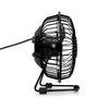 Pullman - Mini Ventilateur De Bureau Usb - Portable, Léger, Orientable - En Métal Noir
