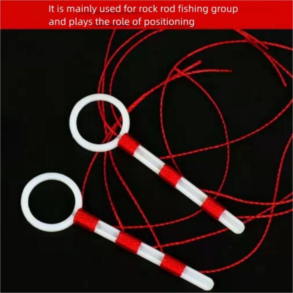 50pcs Fishing Tools Cotton Thread Knot Cord String Bobber Looper Stop Knots   Sea Fishing