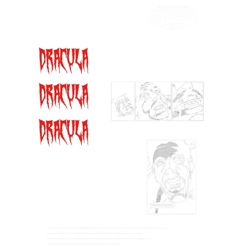 Tričko Horror Line Unisex Adult Multi Images