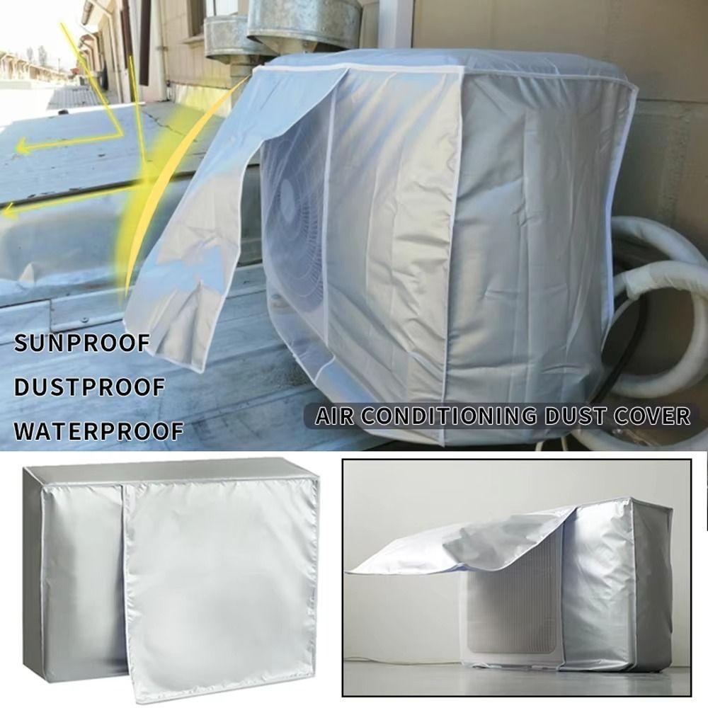 Dust Cover Air Conditioner Cover Waterproof Sun Rainproof Cover Cleaning Cover All Four Seasons