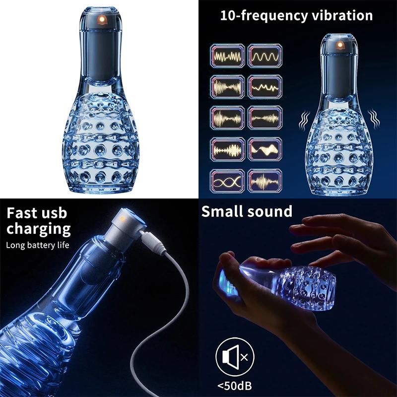 Aldult Masturbator Man Intimate Sexy Sex Toys For Mens Pleasure Male Mastuburator Vagina Mastrubator Cup Sucking Machine Toys
