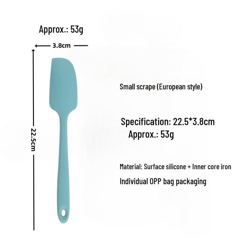 Silicone Spatula Set: Heat-Resistant, One-Piece Scrapers for Mixing & Baking (Small & Large Sizes)
